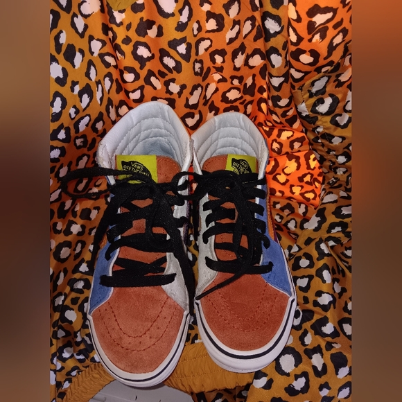 Vans world's #1 skateboard shoes high top retro sk8-kids vintage - Picture 5 of 9